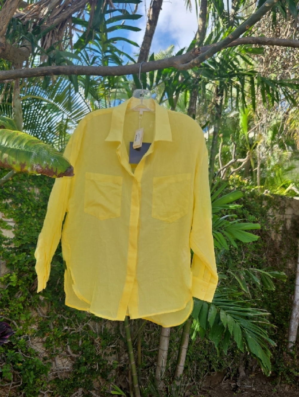 Maje Cazelle Oversized Button-Down Shirt